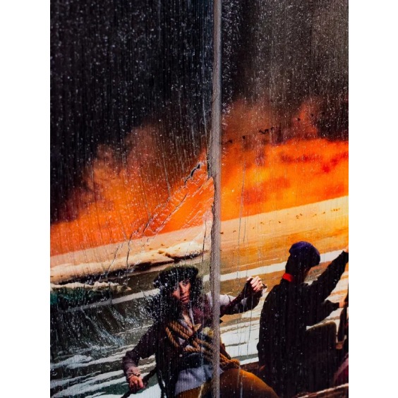 Картина "В лодке с флагом" 60х40 см #2 Картина "В лодке с флагом" 60х40 см #2