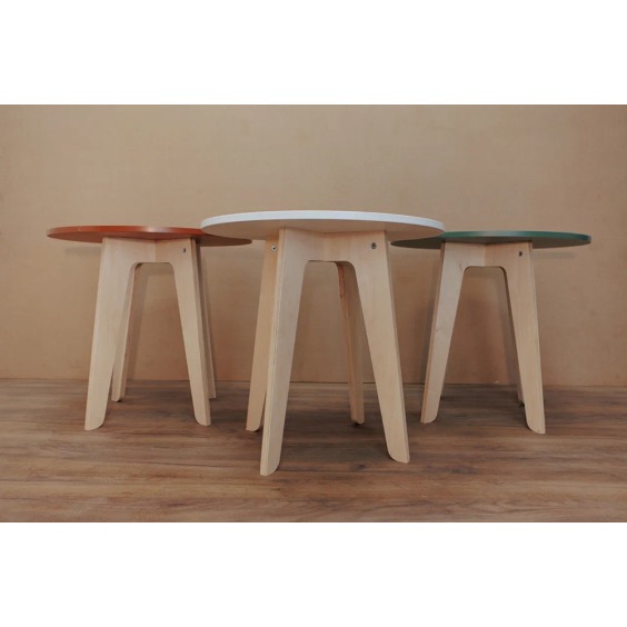 Стол детский или стол журнальный ЛуЛу, 600х600х556 мм, Белый #8