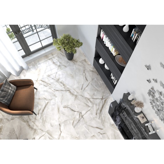 LCM 6060ORO15P Onyx Royal Gray Керамогранит полированный 600*600 (4 шт в уп/57,60  м в пал) #2