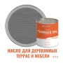 Масло для террас, деревянной мебели и детских площадок ProfiPaints Silver Terrace Oil 2.7 л, Серо-голубой