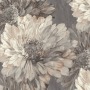 Темно-серые обои с крупными цветами Stella EuroDecor 7253-23