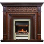 Каминокомплект Alexandria - Махагон коричневый антик с очагом Cavendish
