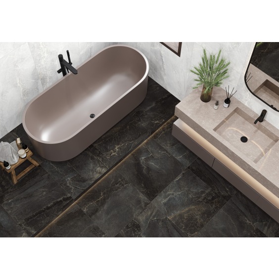 New Trend Infinity Dark D60254M Керамогранит матовый 600*600 (4 шт в уп/43,2  м в пал) #2