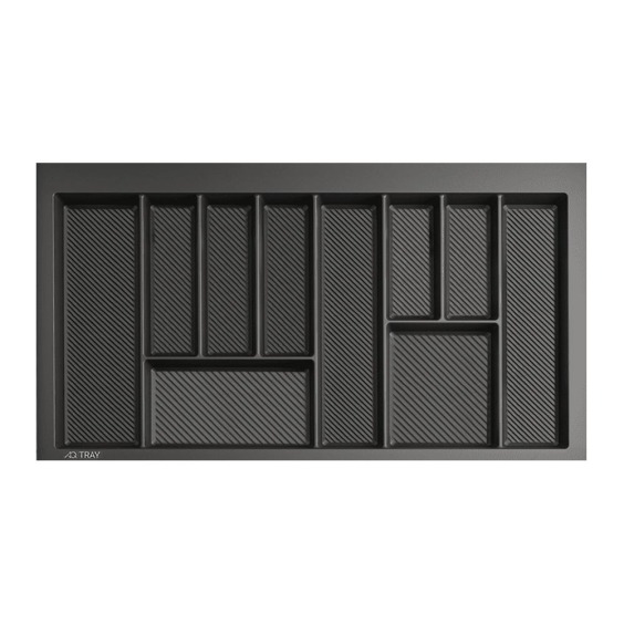 Лоток AQ Tray в базу 900 мм, Графит #1
