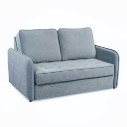 Диван-кровать "Дарлин", Велюр, Серый