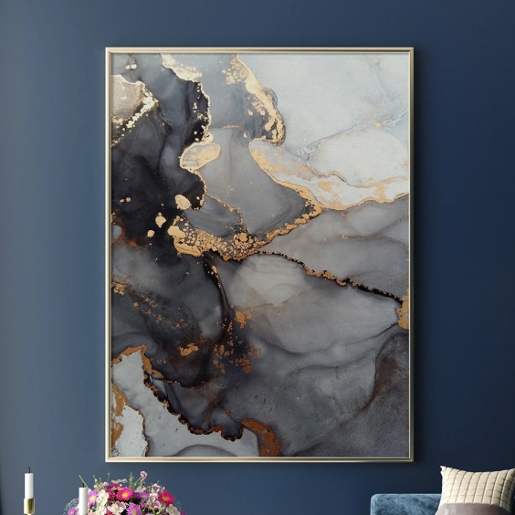 Картина на стену большая на холсте интерьерная "Буйство природы", размер 90х60 см #1