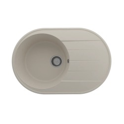 Мойка для кухни кварцевая Ulgran Quartz Nora 750-02, лён