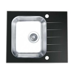 Alveus Vitro 10 RAL9005-90 (черная)600X500 кухонная мойка
