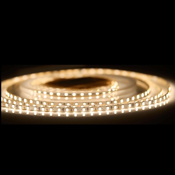 Лента светодиодная AQ Led-Line 2835 120 LED/м 12V 9,6W/м 5 мм IP20 Теплый белый 2800-3200 К, 5 м (15.0025) #2