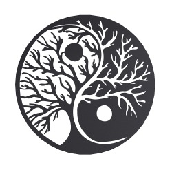 Картина Wood [ древо жизни Инь-Ян ], 38 см