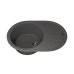 Кухонная мойка кварцевая Uperwood Quartz UPD-02-03, овальная, серая