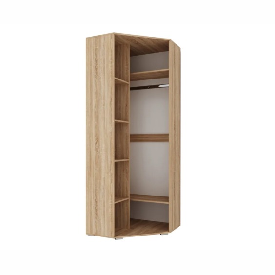 Шкаф Италия ШУ-800 Сонома-Белый глянец (прихожая) #2 Шкаф Италия ШУ-800 Сонома-Белый глянец (прихожая) #2