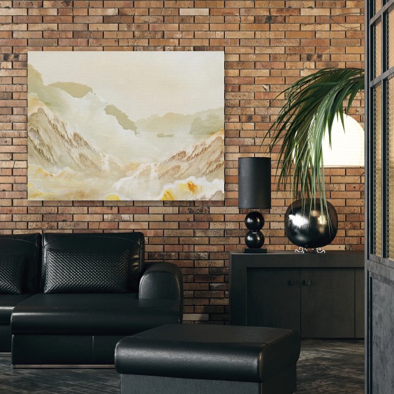 Картина на стену большая на холсте интерьерная “Горный хребет”, размер 30х45 см #4