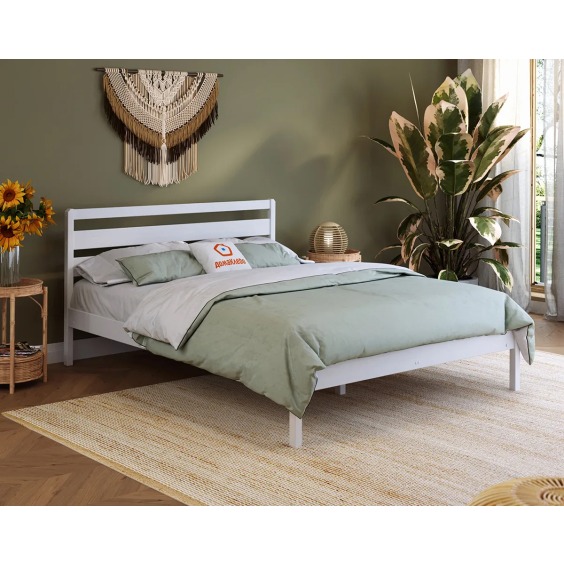 Комплект кровать Лето База 160x200+В3, обработка белый #3