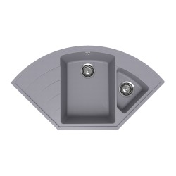 Мойка для кухни кварцевая Ulgran Quartz Marta 1000-05, бетон