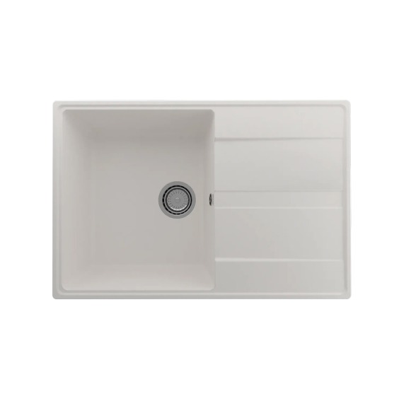 Мойка для кухни кварцевая Ulgran Quartz Prima 750-01, жасмин #1