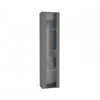 Point тип-41 шкаф навесной, Графит/Серый графит Soft Touch