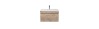 Тумба под раковину для ванной подвесная Uperwood Eva 57х47х35 см, Крафт Табачный, выдвижной ящик