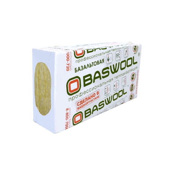 Утеплитель Baswool 90 - Вент 1200х600х100 мм, 3 шт. уп #1
