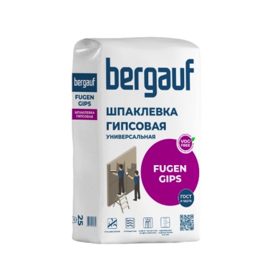 Шпаклевка Bergauf Fugen Gips 25 кг. #2