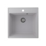 Мойка для кухни кварцевая Ulgran Quartz Forte 505-04, платина