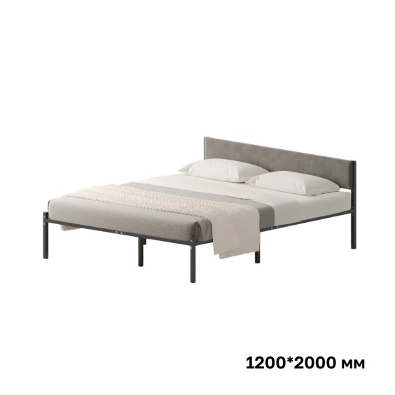 Комплект кровать Лофт 120х200 черный vel RS-15 120 #1