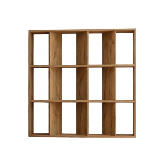 Узкий стеллаж стенки под 45 градусов стандарт, 1000х1054х150 мм, Дуб вотан #1