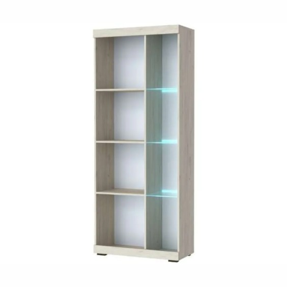 Шкаф Соната ШВС-800 Крафт белый-Антрацит #2