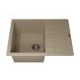 Кухонная мойка кварцевая Uperwood Quartz UPD-03-02, прямоугольная, бежевая