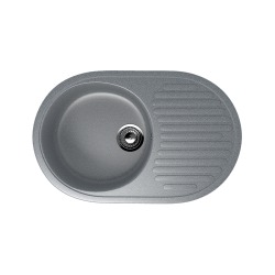 Мойка для кухни из искусственного камня Ulgran U-107-309, темно-серый
