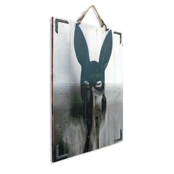 Картина "Девушка в маске" 50х70 см #2