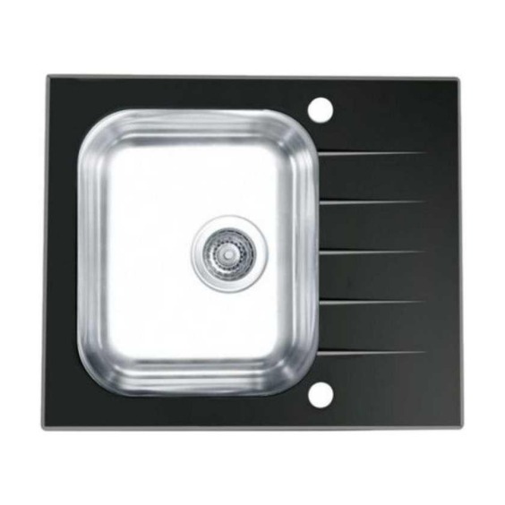 Alveus Vitro 10 RAL9005-90 (черная)600X500 кухонная мойка #1