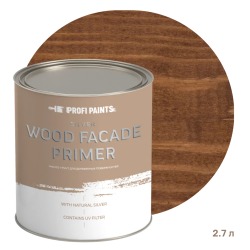 Масло-грунт по дереву для наружных работ Profipaints Silver Wood Fasade Primer Oil 2.7л, Каштан