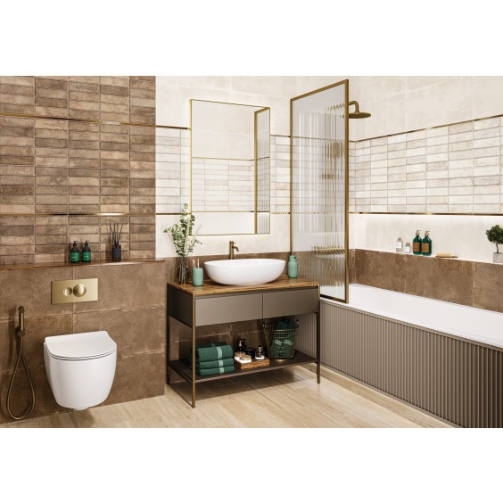New Trend Elbrus Marron WT36ELR21 Плитка настенная 300*600*9 (10 шт в уп/57,6 м в пал) #2