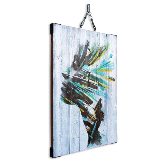 Картина "Абстракция Девушка" 50х70 см #2