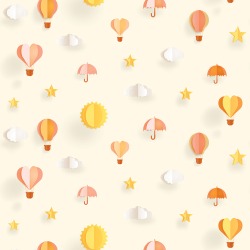 Обои виниловые на флизелиновой основе Andrea Rossi Kids Land 54266-1, 1,06*10 м