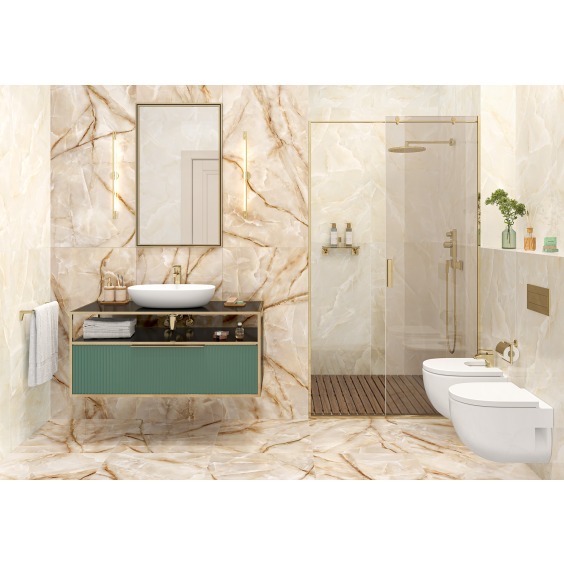 LCM 60120ORO11P Onyx Royal Latte Керамогранит полированный 600*1200 (2 шт в уп/53,28  м в пал) #2