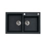 Alveus Rock 90 Granital Carbon-G91 780x480x180 2x кухонная мойка