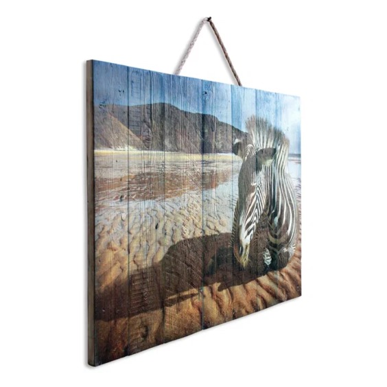 Картина "Зебра в пустыне" 70х50 см #2 Картина "Зебра в пустыне" 70х50 см #2