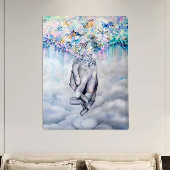 Картина на стену большая на холсте интерьерная "Романтика", 60х40 см #1