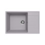 Мойка для кухни кварцевая Ulgran Quartz Prima 760-04, платина