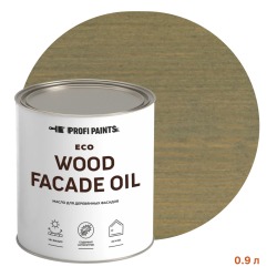 Масло для дерева Profipaints ECO Wood Facade Oil 0.9л, Пепел