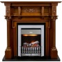 Каминокомплект Oxford - Орех с очагом Danville Chrome FB2