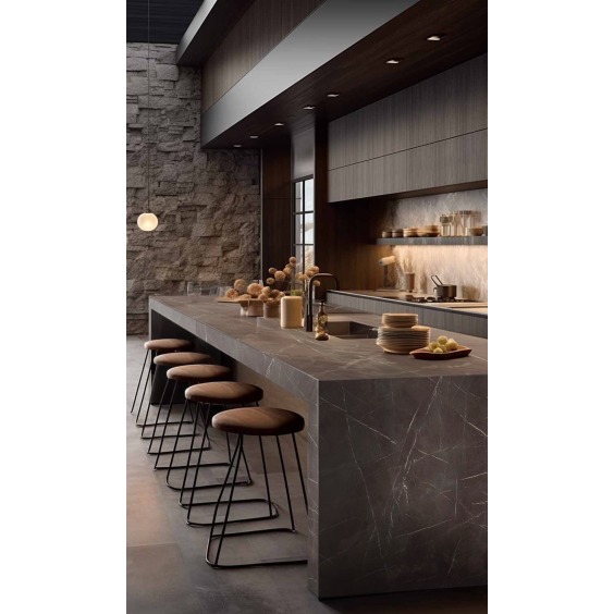 Пластик HPL Gentas Carrara 5743 PF, 3050 x 1300 x 0.6 мм #2