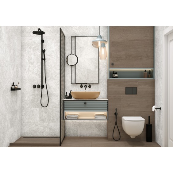 Delacora Tundra Gris D30010M Керамогранит матовый карвинг 300*600 (8 шт в уп/46,08  м в пал) #2