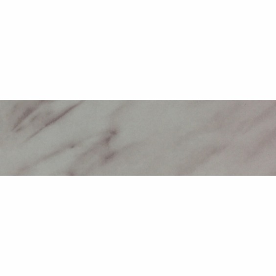 Кромка пластиковая без клея «Скиф» Белый мрамор глянец арт. 041, 3000 x 32 мм #1