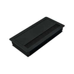 Пропуск для кабеля AQ Pass 80*160, Чёрный брашированный
