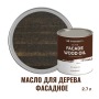 Масло для дерева фасадное атмосферостойкое ProfiPaints Silver Facade Wood Oil 2.7 л, Торф