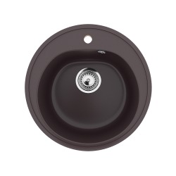 Мойка для кухни из искусственного камня Ulgran U-101-345, шоколад