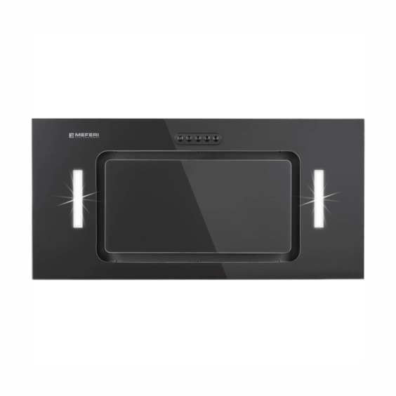 Meferi INBOX60BK Glass Ultra вытяжка кухонная черная #3